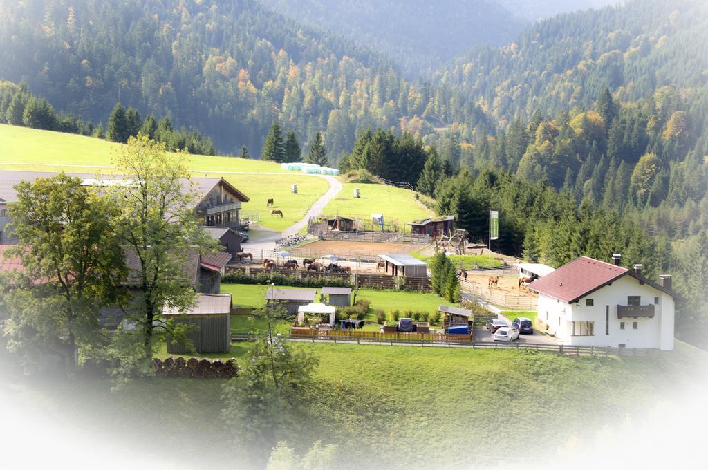 Reiterhof Berggut Gaicht 호텔 Nesselwängle 외부 사진
